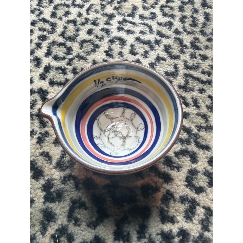 Anthropologie Nesting Measuring Cup, 1/2 Cup Replacement Folk Artsy Chic Boho